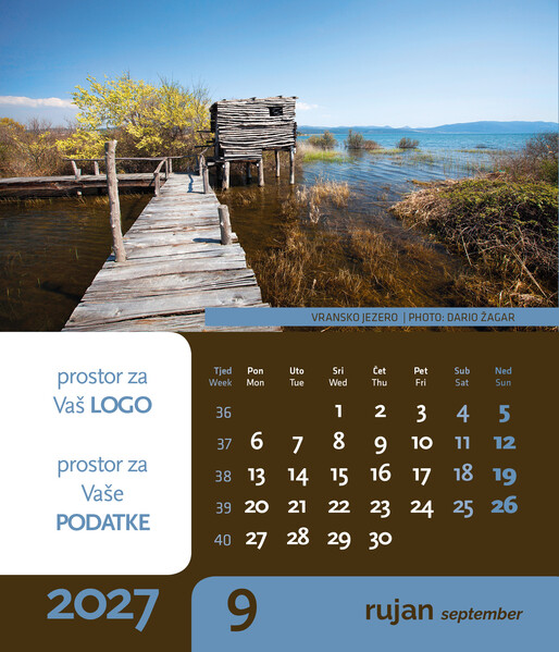 Stolni CD kalendar – Ljepote hrvatske