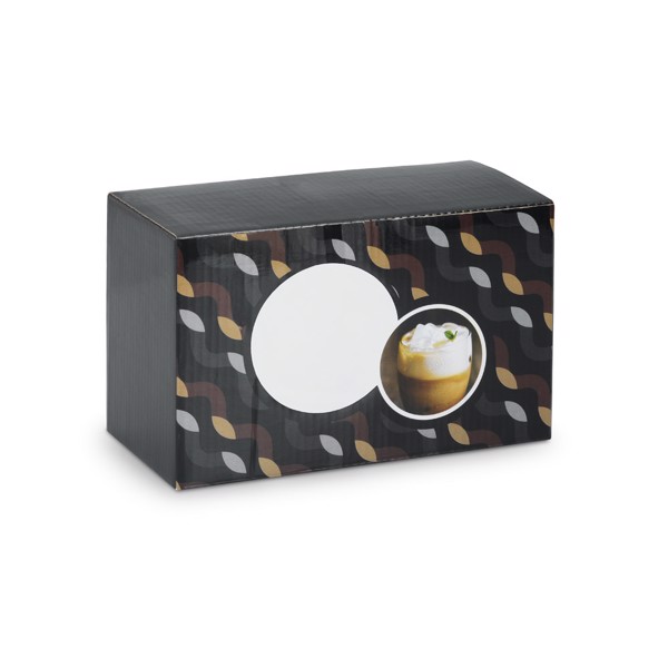 MACHIATO DUO. Set de 2 tasses en verre borosilicaté
