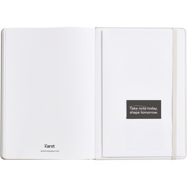 Karst® A5 Hardcover Notizbuch - schwarz