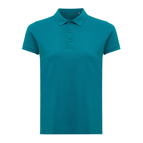 Dámske polo tričko IQONIQ Yosemite z recykl. bavlny - Verdigris / XS