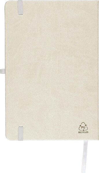 Gerecycled notitieboekje A5 Bloom - wit