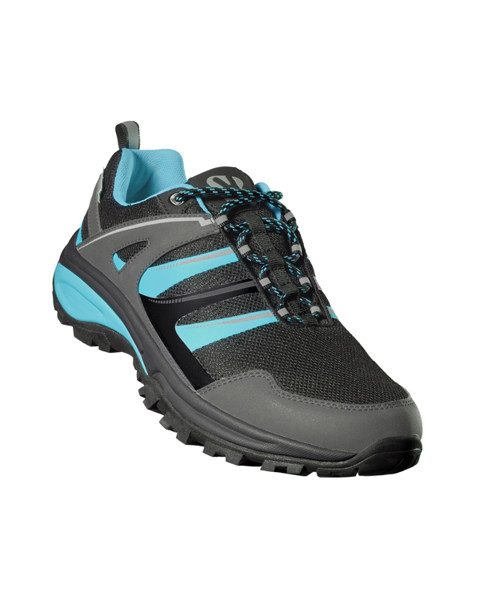 Zapatilla Trekking Marc T - Negro/Naranja Fluor / 37