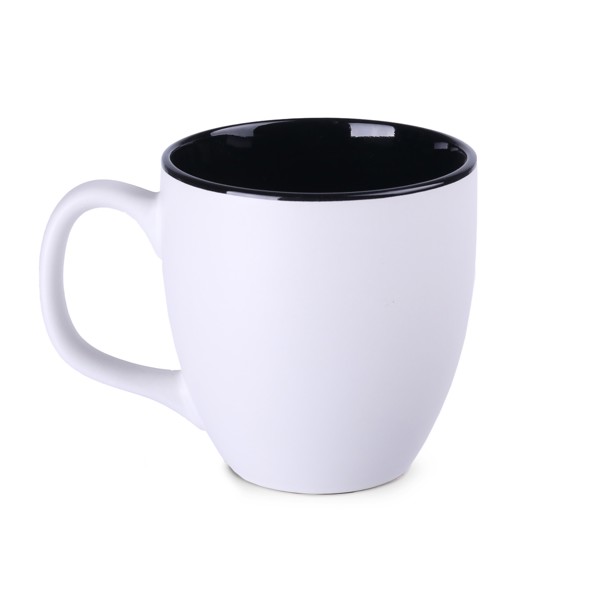 Keramična skodelica Americano, višina 100 mm - Bela / črna