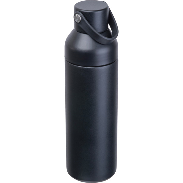 Vacuum drinking bottle, 480 ml GUIDO - Black