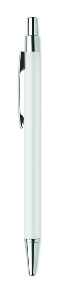 Recycled aluminium ball pen Dana - White
