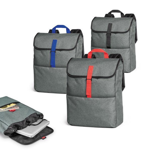 VIENA. Batoh na notebook do velikosti 15.6" z materiálu 600D - Červená