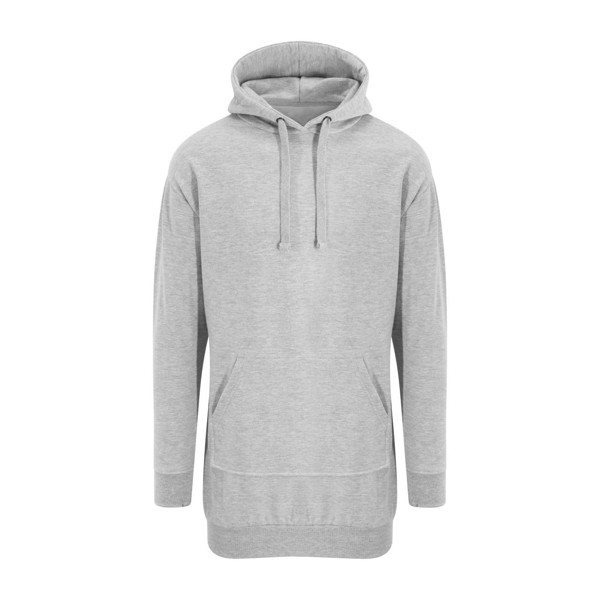 Hoodie Dress - Heather Grey / L