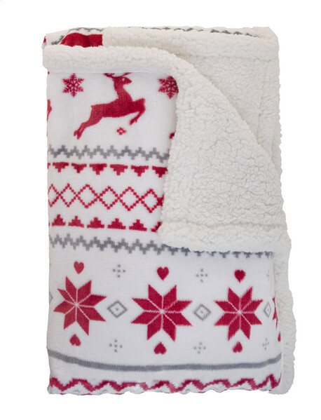 RPET Weihnachtsdecke Hobborn