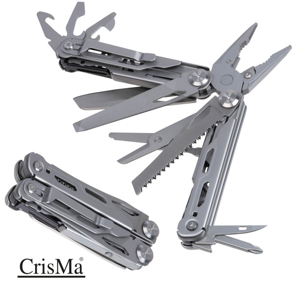 CrisMa 15-piece multitool GEDEON - Silvergrey