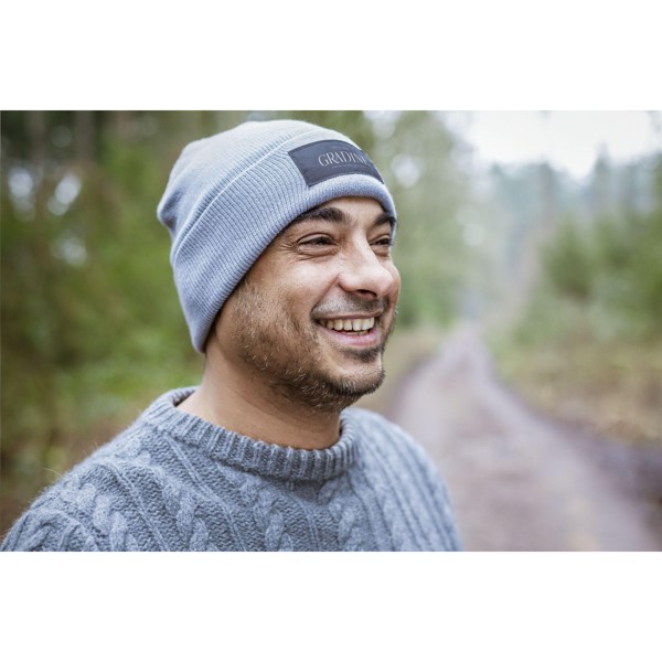 Stavanger GRS RPET Beanie bonnet - Gris