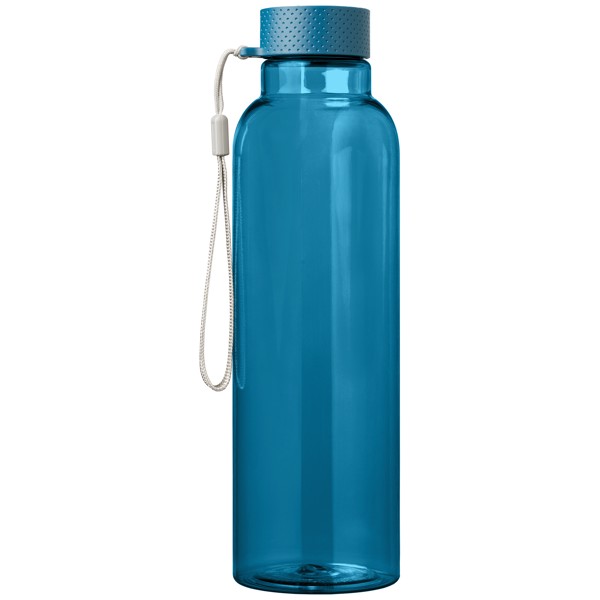 Bouteille Aura rPET avec bracelet de poigne - 710 ml - Bleu marine / Sérigraphie