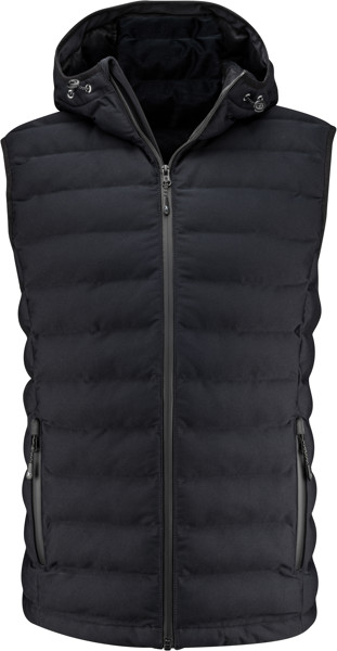 Men's Bodywarmer "Woodlake Heights" James Harvest | Woodlake Vest Men - Black / M