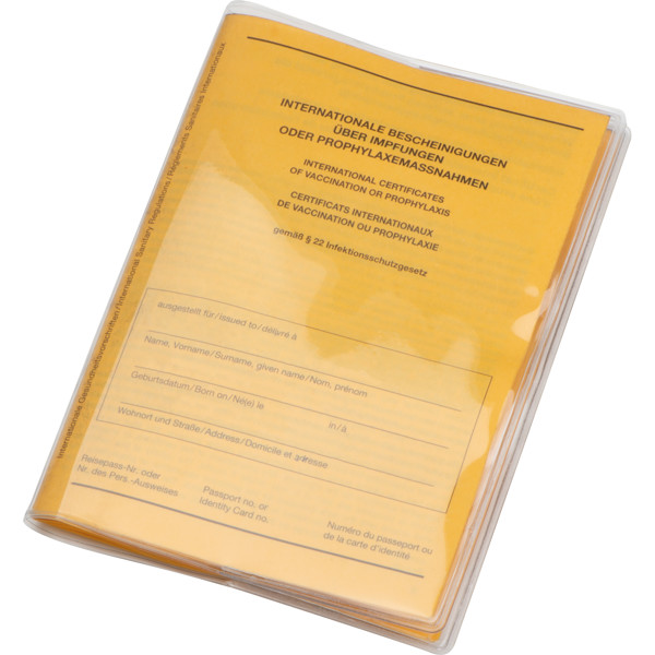PVC document cover LUCA - Transparent