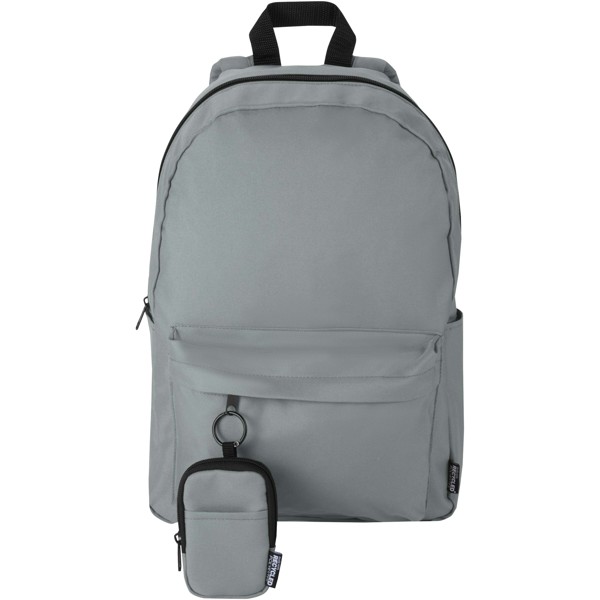 Petite pochette Byron Clip & Go recyclée certifiée GRS de 0,2 L - Gris