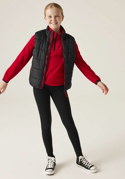 Junior Scholar Thermal Bodywarmer - Black / Classic Red / 3/4