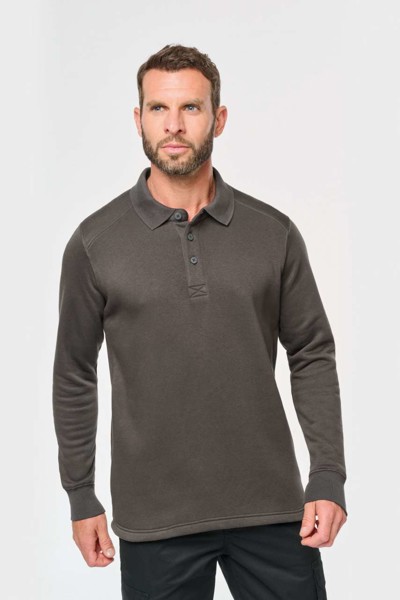 Majica s polo izrezom - Tamno Siva / XS