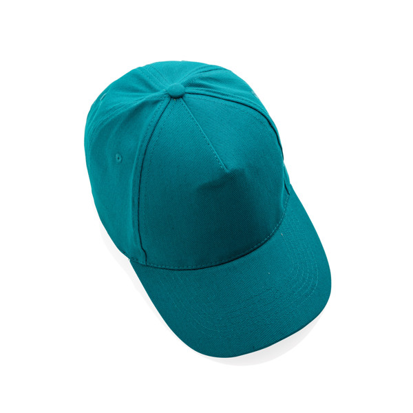 5 dielna šiltovka Impact z 280g recyklovanej bavlny AWARE™ - Verdigris