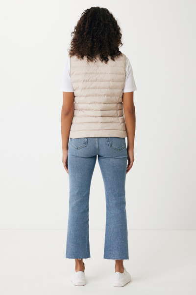 Iqoniq Meru women recycled polyester bodywarmer - Beige / L