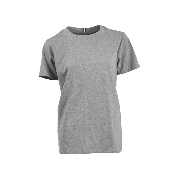 T-Shirt femme coton bio 170g LUCIENNE - gris chiné / S
