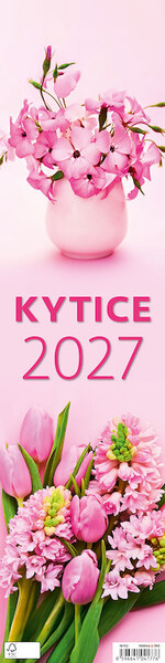 Nástěnný kalendář Kytice vázanka 12 × 48 cm