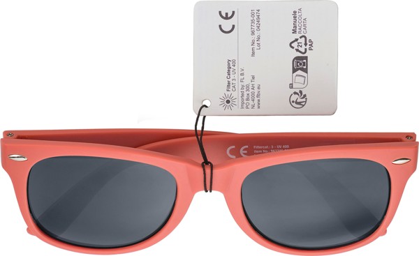 Gerecyclede PC- en PVC-zonnebril Kenzie - wit