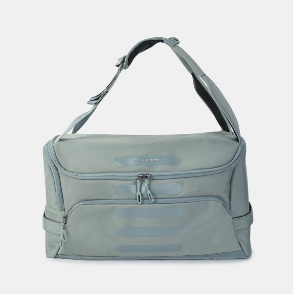 SOJOURN | Rucsac tip duffle, mărime pentru cabină + RFID - Hedgren - Grey-Green