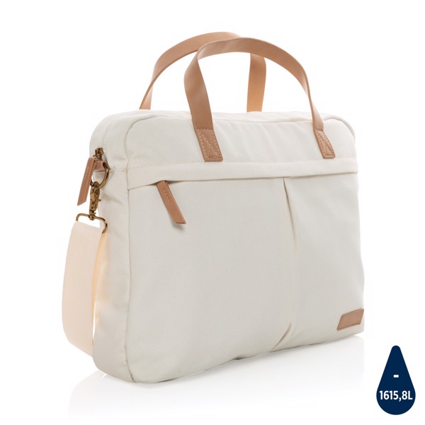 Impact AWARE™ torba za laptop od recikliranog platna 16 oz