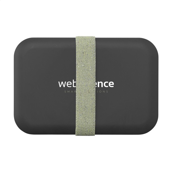 Amuse Recycled PP Lunch Box Large - Grey / Green