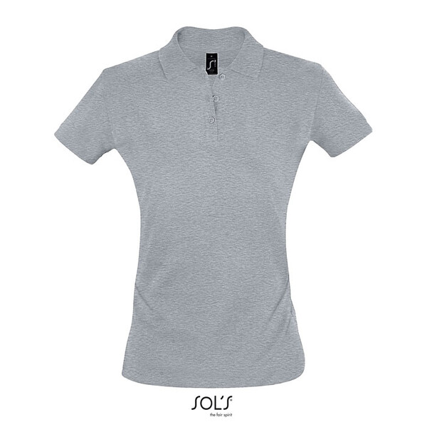 PERFECT POLO SENHORA 180g Perfect Women - Cinzento Melange 2XL