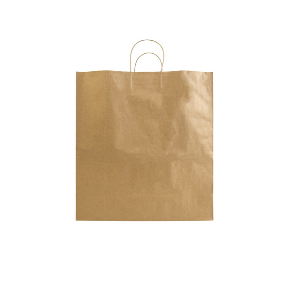 100% Recycled Paper 100 Gr/M2, Shopping Bag With Guesset