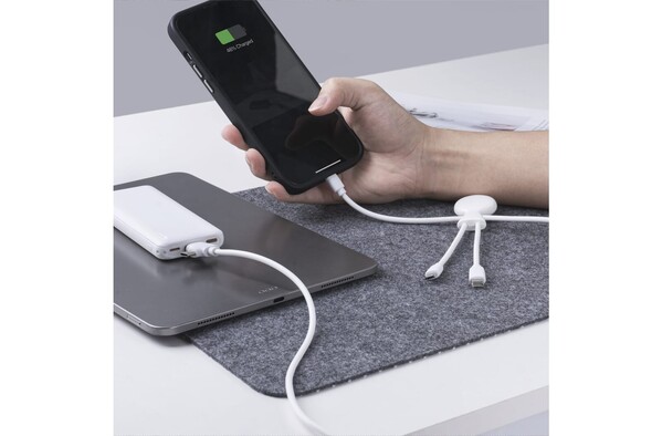 Xoopar Mr. Bio powerbank set, 7000mAh R-ABS - White