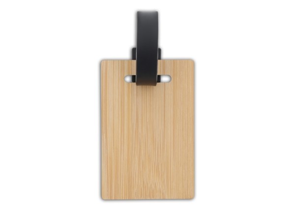 Luggage tag bamboo