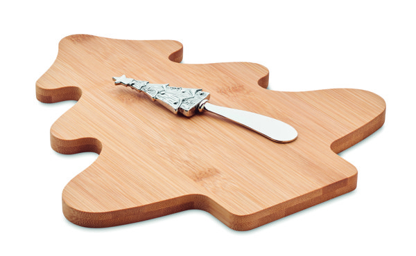 Set de bandeja de queijo bambu Treechesse