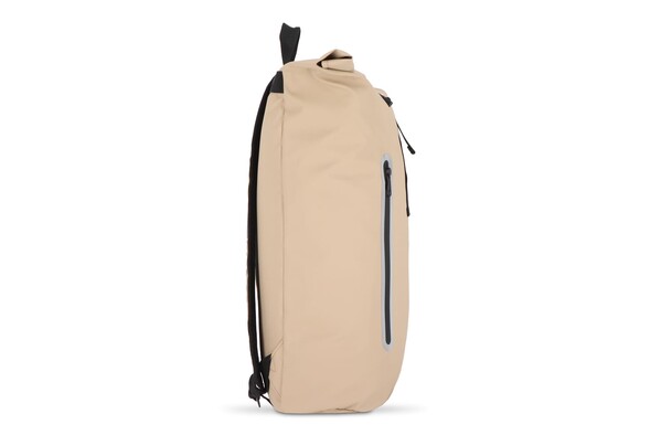 Sac à dos à enroulement 20L en R-PET 600D enduit de PU - Ecru