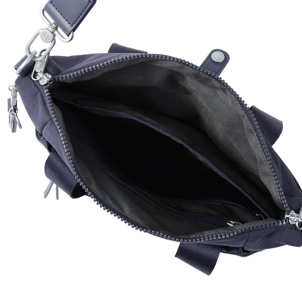 ROKU | Geantă tote verticală Exp 13" + RFID - Hedgren - Peacot Blue