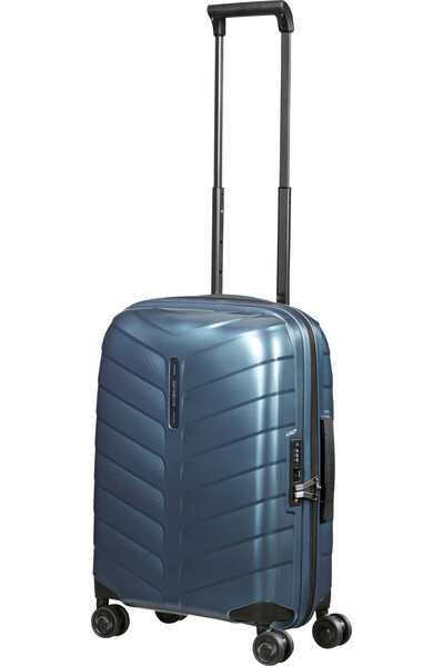 Samsonite - Attrix Spinner 55 EXP. Length 40 cm - Steel Blue