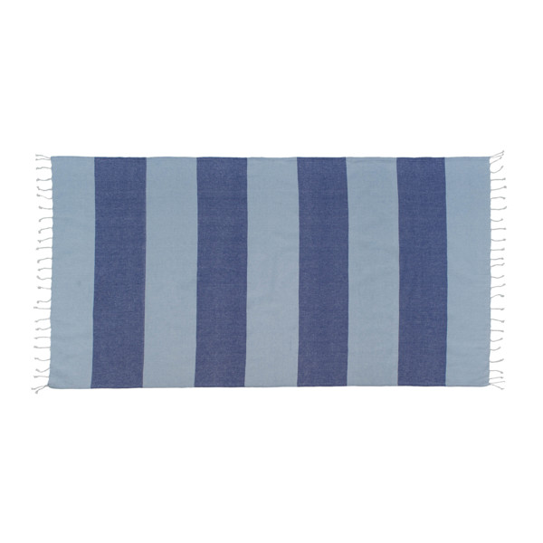 Grs-Certified 180 G/M2 Recycled Cotton Beach Towel - Royal