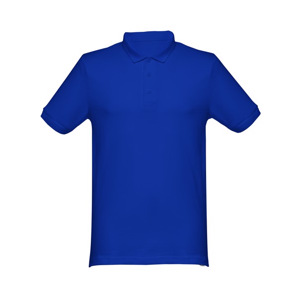 THC MONACO. Men's polo shirt - Royal Blue / S
