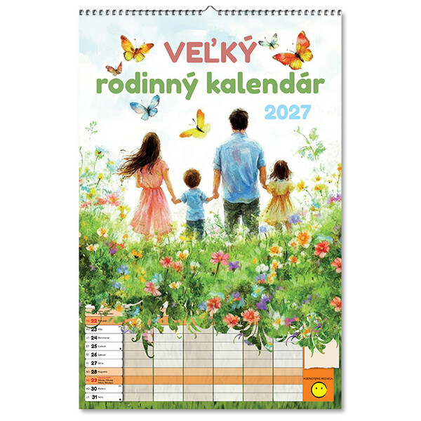 Nástenný kalendár Veľký rodinný kalendár 2027