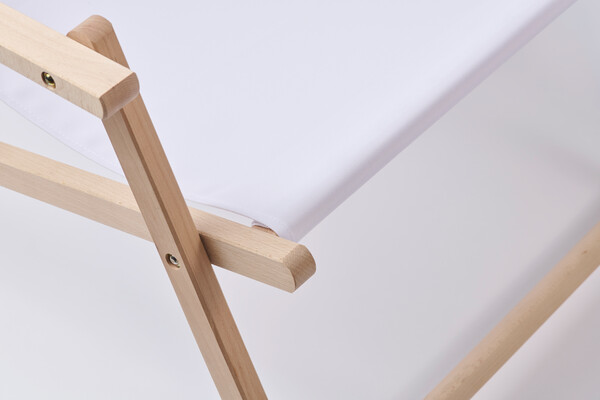 Deck chair with armrests & removable cover (EN581 Certified) - Full colour