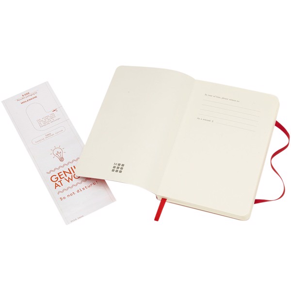 Moleskine Classic Softcover Notizbuch Taschenformat – liniert - scharlachrot