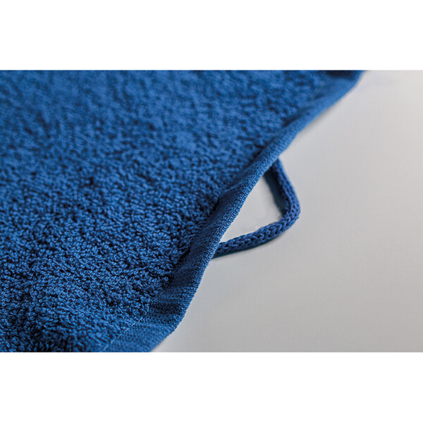 Serviette coton bio 100x50 Terry - Bleu Royal