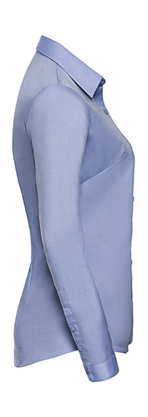 Ladies'LS Herringbone Shirt - White / 3XL (46)