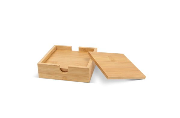 Set de sous-verres en bambou (4 pièces)