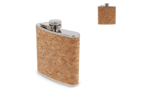 Hip-flask kork 170 ml