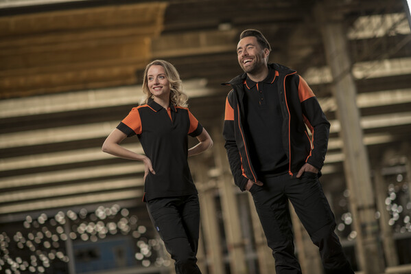 Printer Prime Polo Lady Black/Anthra XS
