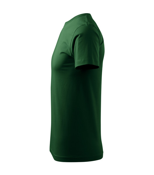 Tričko Pánské Malfini® Basic - Lahvově Zelená / 2XL