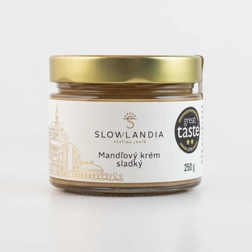 Mandľový krém - jemne sladký 250g sklo