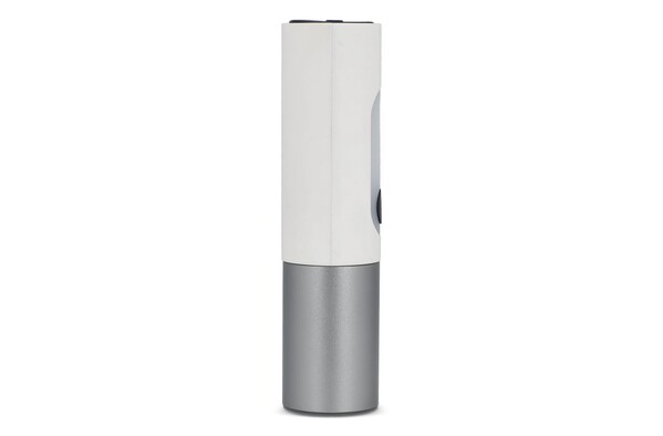 Lampe de poche LED rechargeable 10 W avec fonction zoom 300 lm - Blanc