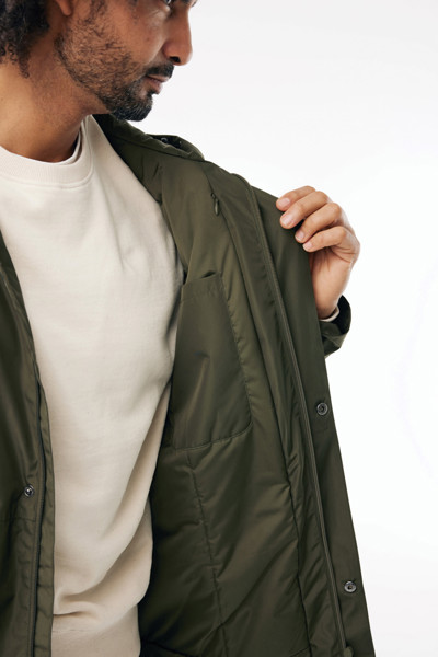 Thelon parka z recyklovaného polyesteru IQONIQ - Khaki / L